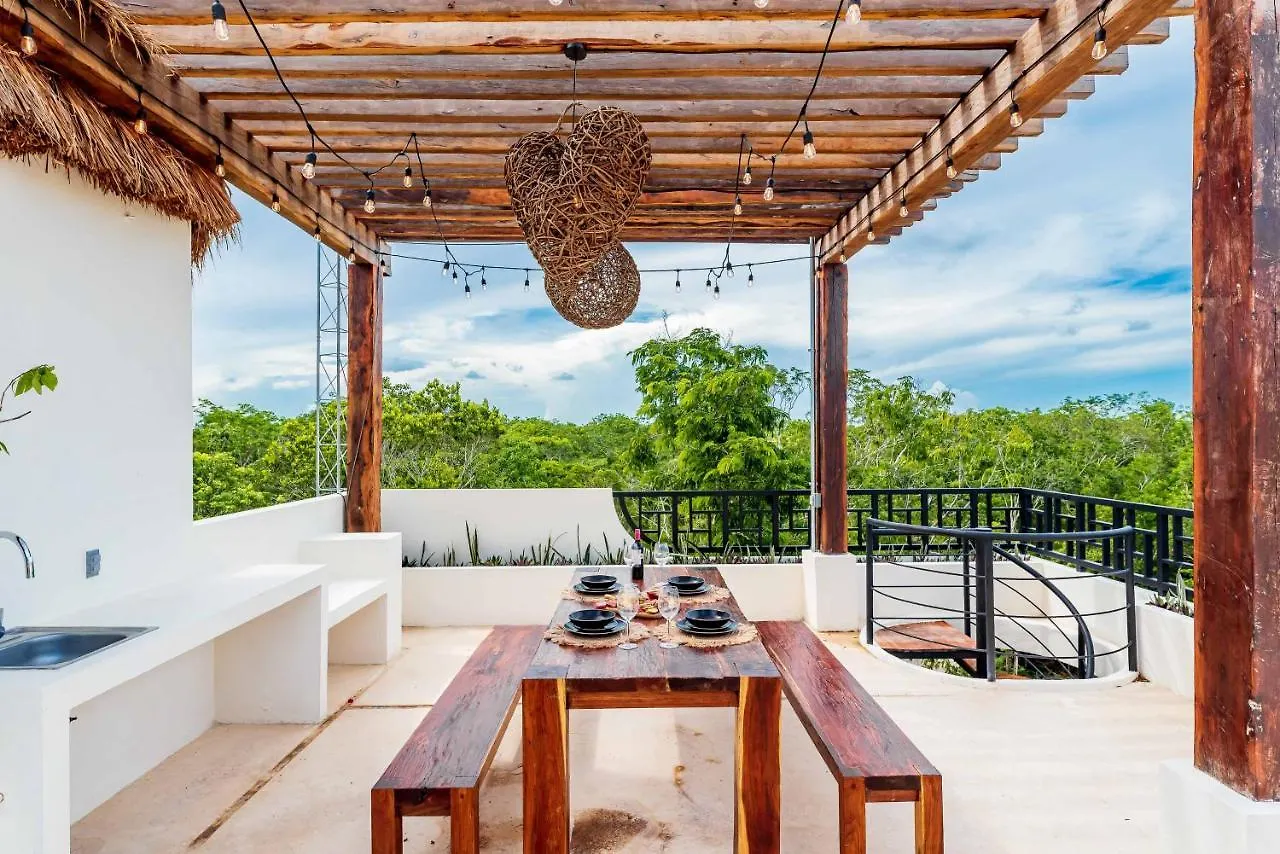 2Br Luxury Penthouse With Heated Jacuzzi Rooftop Pool - Amar Tulum 203 Apartment