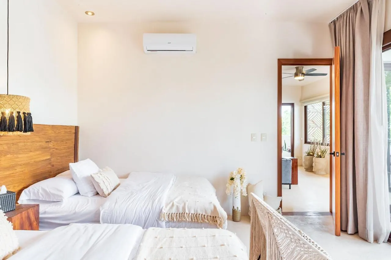 2Br Luxury Penthouse With Heated Jacuzzi Rooftop Pool - Amar Tulum 203 Apartment 0*,  Mexico