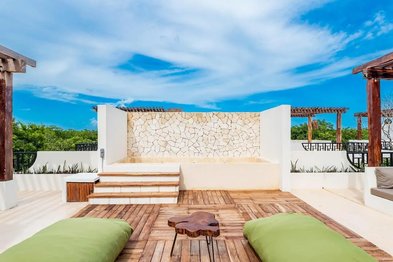 2Br Luxury Penthouse With Heated Jacuzzi Rooftop Pool - Amar Tulum 203 Apartment