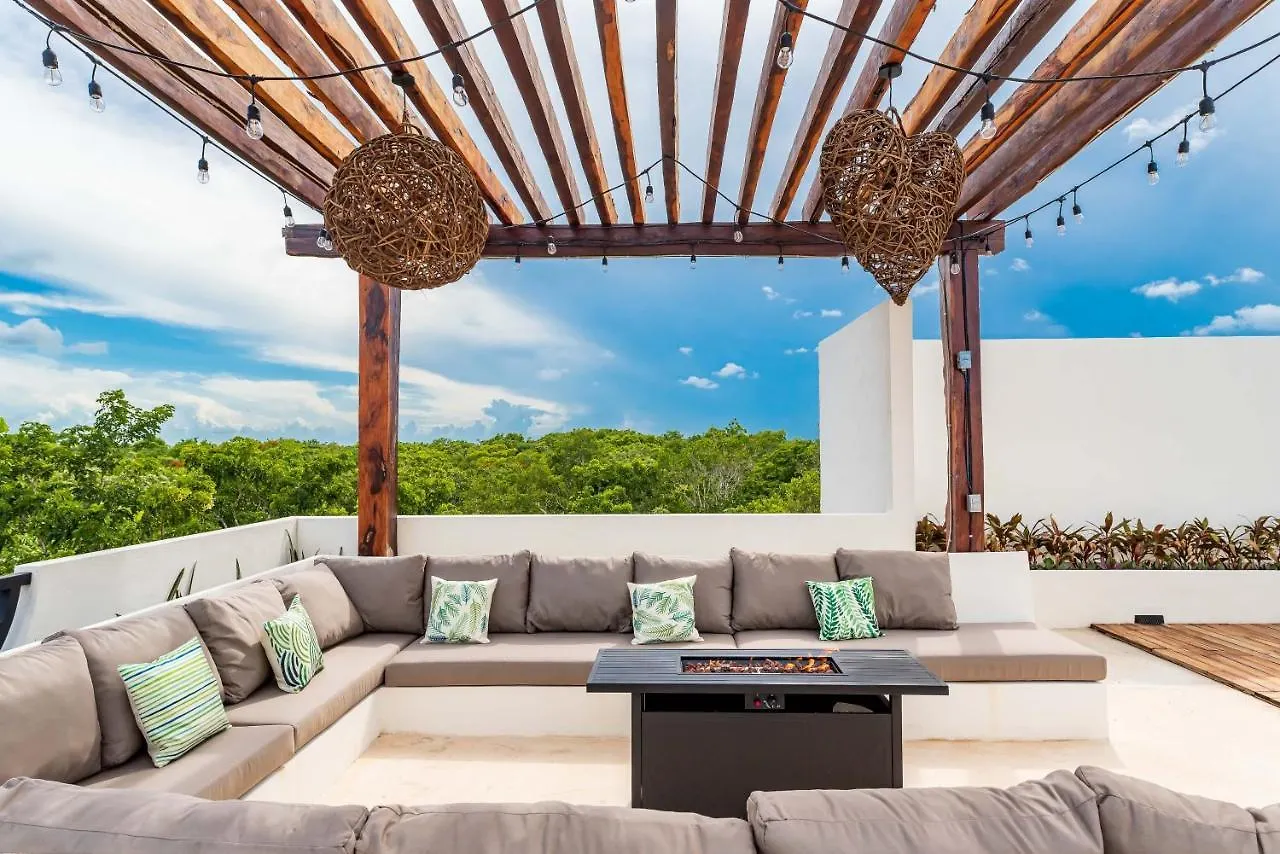2Br Luxury Penthouse With Heated Jacuzzi Rooftop Pool - Amar Tulum 203 Apartment