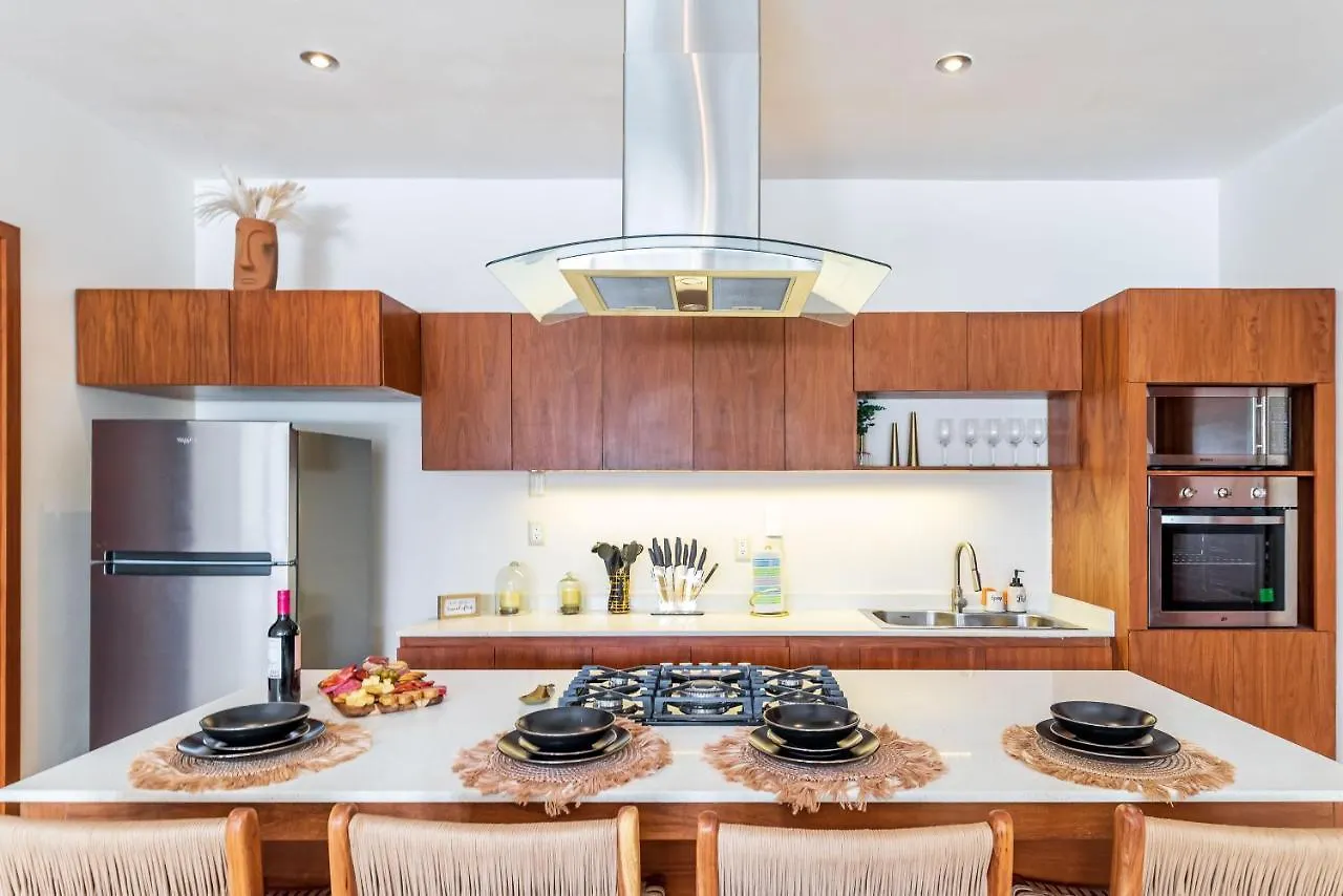 2Br Luxury Penthouse With Heated Jacuzzi Rooftop Pool - Amar Tulum 203 Apartment